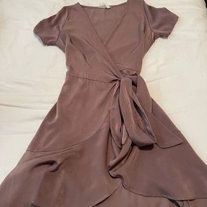 Sorella Moon Boutique Deep V Wrap Dress